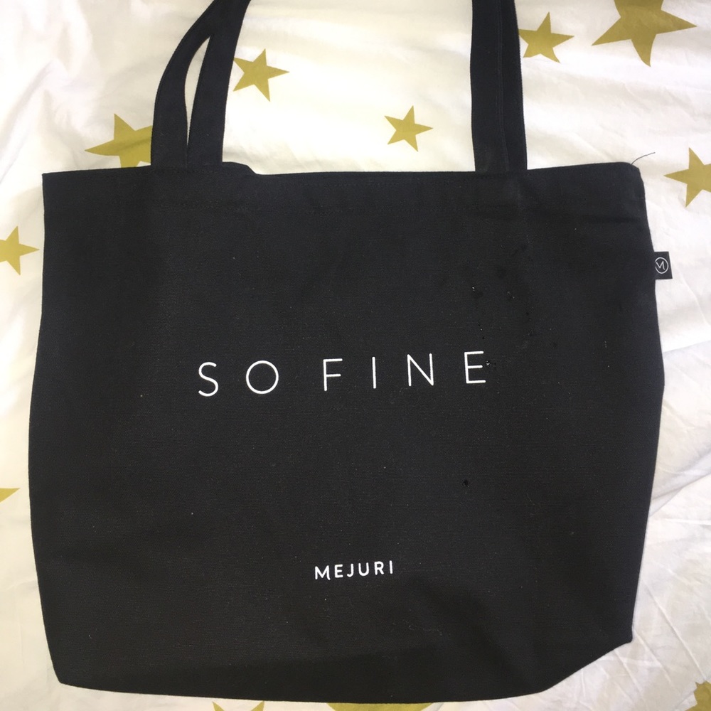 🆕 Mejuri large black tote bag